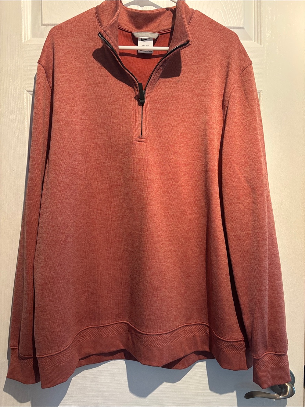 Nike Men's Quarter-Zip Sweater - Dusty Coral